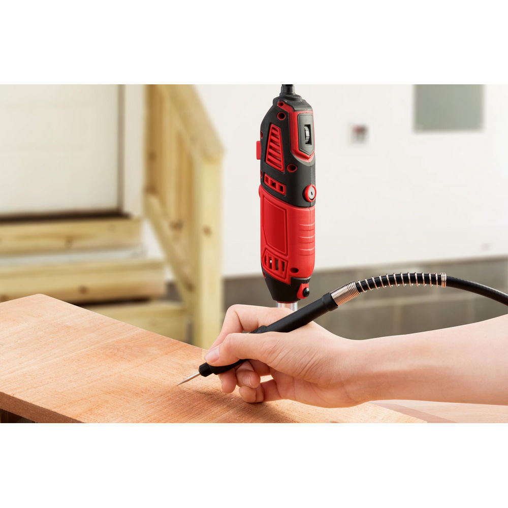 Certa 170W Rotary Tool with Flexible Shaft and 60 Accessories