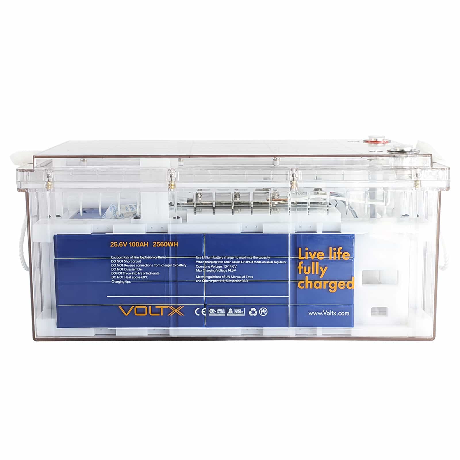 VoltX 24V 100Ah Pro Lithium LiFePO4 Battery